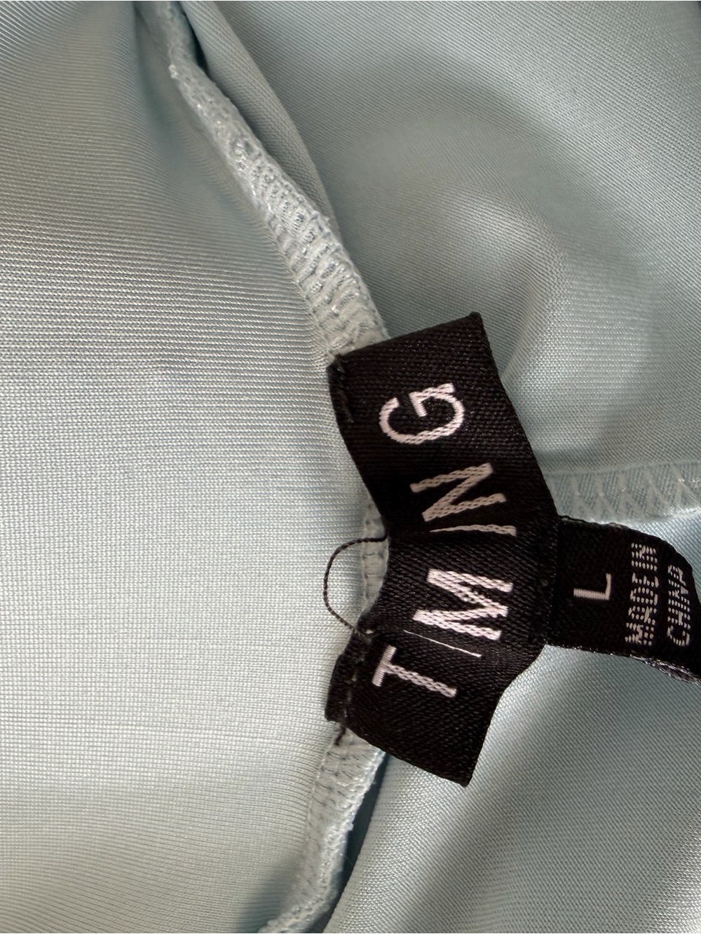 Timing Light Blue Tiered Ruffle Skort - Picture 6 of 7
